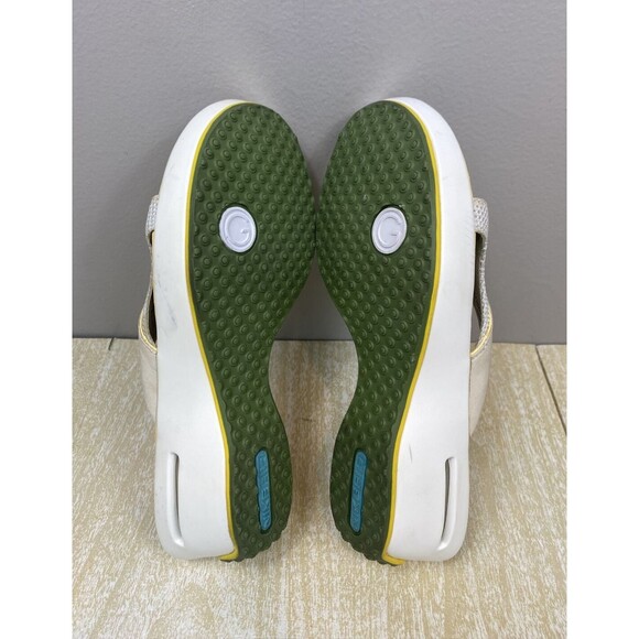 Cole Haan Air Soles Womens Size 8 Air Hampden Slide D19354 Leather Comfort Wedge - Picture 9 of 13